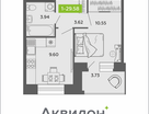 1-к. квартира, 29 м²