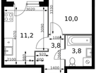 1-к. квартира, 30&nbsp;м²