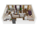 2-к. квартира, 66&nbsp;м²