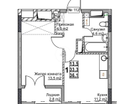 1-к. квартира, 36&nbsp;м²