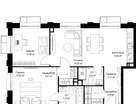 2-к. квартира, 66 м²