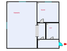 1-к. квартира, 32 м²