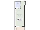 1-к. квартира, 24&nbsp;м²