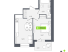 Студия, 37&nbsp;м²