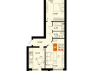 2-к. квартира, 56&nbsp;м²