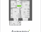 1-к. квартира, 33&nbsp;м²
