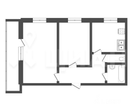 2-к. квартира, 54&nbsp;м²
