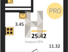 Студия, 22&nbsp;м²