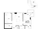 2-к. квартира, 66 м²