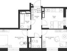 2-к. квартира, 55&nbsp;м²