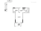 1-к. квартира, 39&nbsp;м²