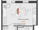 1-к. квартира, 30 м²