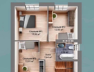 Двухэтажный дом, 140 м²