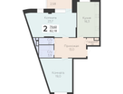 2-к. квартира, 82&nbsp;м²