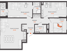 4-к. квартира, 93 м²