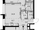 4-к. квартира, 94&nbsp;м²