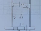 2-к. квартира, 31&nbsp;м²