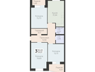 3-к. квартира, 94&nbsp;м²