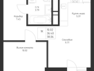 1-к. квартира, 38 м²
