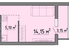 Студия, 31 м²
