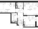 2-к. квартира, 57 м²