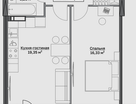 2-к. квартира, 51,1&nbsp;м²
