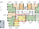 1-к. квартира, 42,1 м²