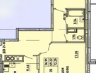 2-к. квартира, 72,3 м²