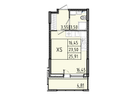 Студия, 25 м²