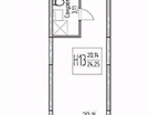 Студия, 24,2&nbsp;м²