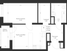 Студия, 47 м²
