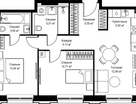 2-к. квартира, 63 м²