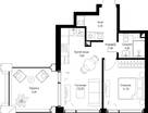 1-к. квартира, 43&nbsp;м²