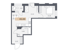Студия, 45&nbsp;м²