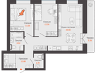 3-к. квартира, 65&nbsp;м²