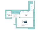 1-к. квартира, 27&nbsp;м²