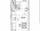 Студия, 26&nbsp;м²