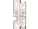 3-к. квартира, 94&nbsp;м²