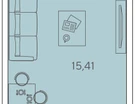 Студия, 23&nbsp;м²