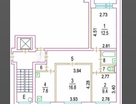 3-к. квартира, 60,5 м²