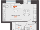 1-к. квартира, 32&nbsp;м²