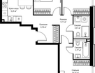 3-к. квартира, 92 м²