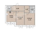 2-к. квартира, 59,3&nbsp;м²