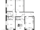 4-к. квартира, 100&nbsp;м²