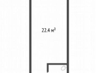 Студия, 25,1&nbsp;м²