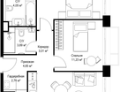 2-к. квартира, 65&nbsp;м²
