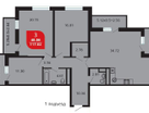 3-к. квартира, 122&nbsp;м²