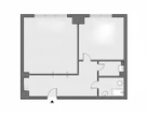 1-к. квартира, 39,6 м²