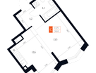 Студия, 34&nbsp;м²