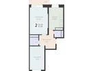 2-к. квартира, 65&nbsp;м²